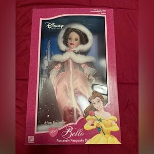 Disney Princess Belle Porcelain Keepsake Doll